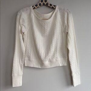 Free People Cable-Knit Sweater